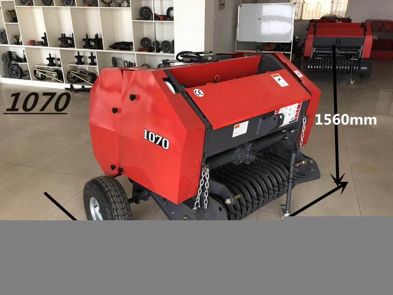 Mini Round Straw Baler Hay Round Baler Mounted Tractor Baler