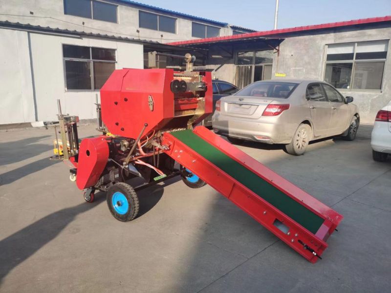 Double Film Silage Baler Wrapper Hydraulic Baling Press