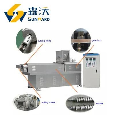 Big Capacity Jinan Sunward Fish Feed Making Machine Grass Carp Tropical Fish Feed Processing Line