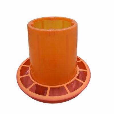 Plastic Red and Yellow Color Chicken Feeder Poultry Farm Equipment