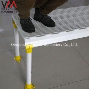 Chicken Farming Plastic Slats Floor with PVC Triangle Beam and Support Legs