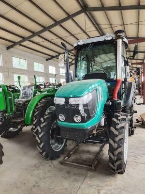 Lansu Top Sale 4 Wheels Drive Tractor Agricultural Farm Tractor with Cabin