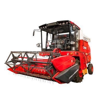 Paddy Rice Combined Tracked Harvester Machinery
