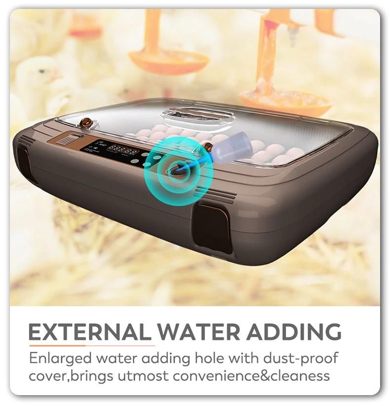New High-End Hhd Ew-50 Humidified Egg Incubators Poulrty for Gosse