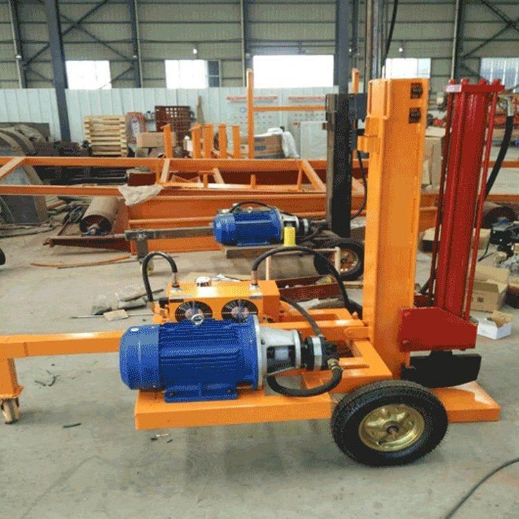 Gasoline Engine Wood Log Splitter with Hydraulic Lifting Arms