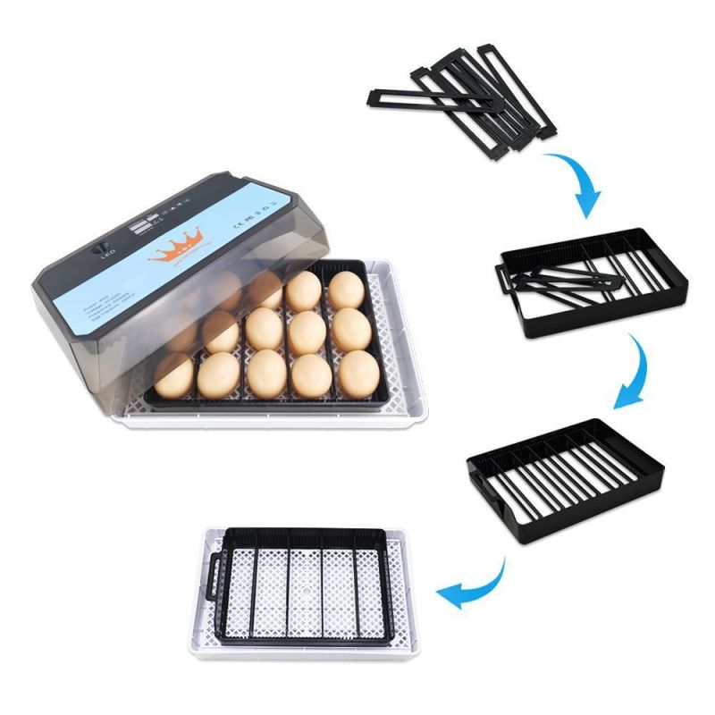 New 15 Holes Eggs Incubator Turn Tray Poultry Incubation Equipment Chickens Ducks Other Poultry Incubator Automatically Turn Egg Poultry