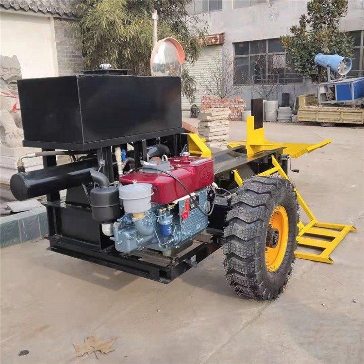 Gasoline Engine Wood Splitter with Lifting Arms