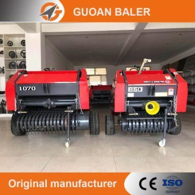 Factory Manufactured Tractor Implements Mini Round Straw Hay Baler