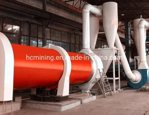 1-20tph Small Sand Biomass Sawdust Coal Rotary Dryer in Russia