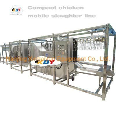 Small Scale Chicken Fine Feather Removal Plucking Machine Auto Water Temperature Control Scalding Machine in Slaughterhouse Use