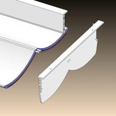 White Double Open Air Ventilation Window Used in Livestock Equipment