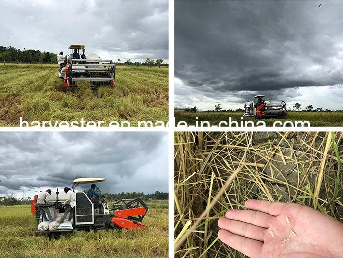 Manual Tank Operation Grain Wheat Rice Harvester for Sale