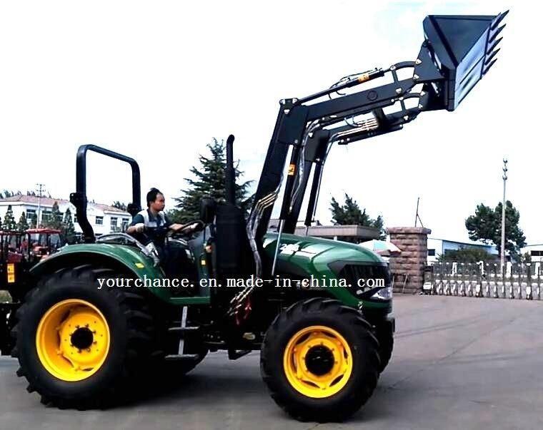 Ce Approved Hith Quality Tz10d Europe Quick Hitch Type Front End Loader for 70-100HP Kubota Wheel Farm Tractor