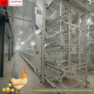 Manufacture Farming Automatic Chicken Longfeng China Battery Farm Poultry Equipment Layer Cage