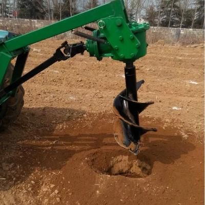 Three Planting Hole Digger Driven by Tractor Pto