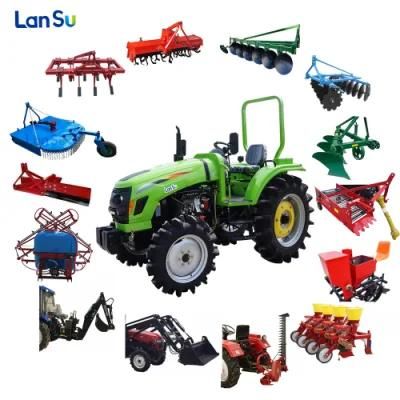 China Lansu Factory Price 4 Wheels Drive Tractor Agricultural Farm Tractor Greenhouse Tractor