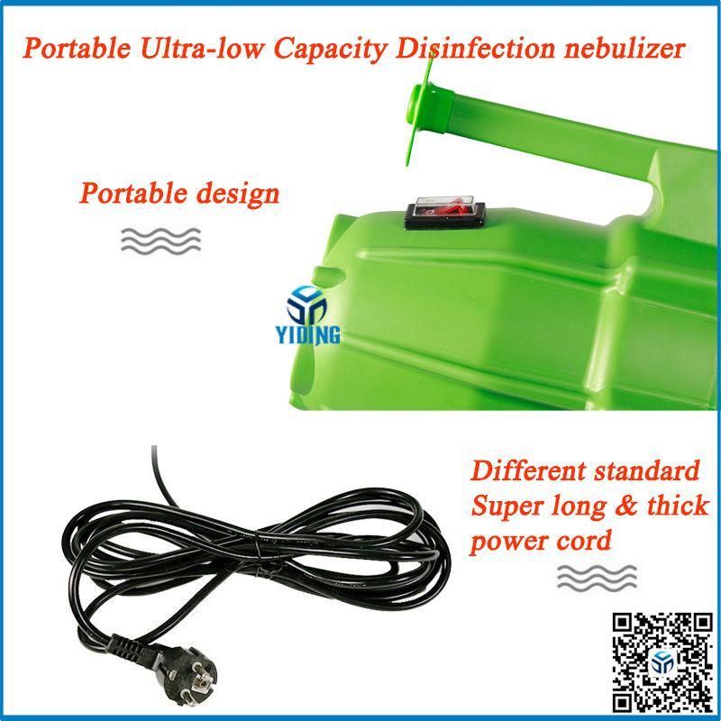 2.5L Lithium Battery Cordless Fogger Disinfecting Disinfectant Portable Fogger Ulv Cold Fogger Sprayer Machine for Disinfection Lithium-Ion Battery Ulv Fogger
