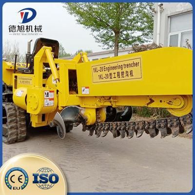 Professional High Speed Disc Trencher/Chain Trencher/Ditching Machine for Pipeline Laying