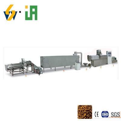 Extruder- Dry and Wet Single or Twin Screw Soybean Corn Animal Dog Pet Food Pellet Floating Fish Feed Extruder Machine