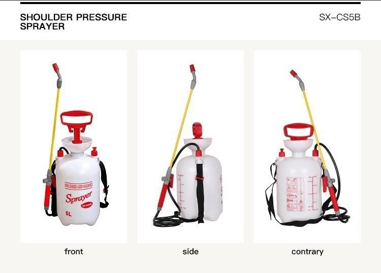 Customized 5L Portable High Pressure Sprayer Backpack Shoulder Strap Garden Irrigation Agricultural Dron Sprayer