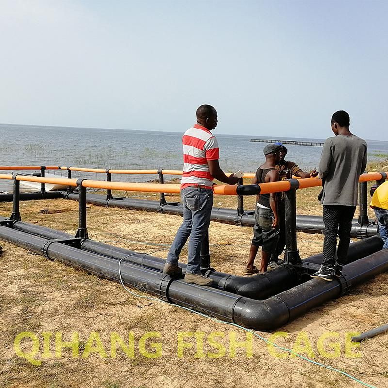 HDPE Frame Pipes Floating Fish Net Cage for Aquaculture