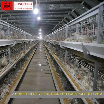 Automatic Hot Galvanized Broiler Poultry Farm Cage System