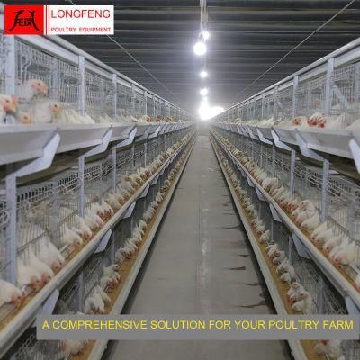Longfeng Computerized China Drinkers Layer Cages Poultry Farm Chicken Cage Factory 9lcr-3120