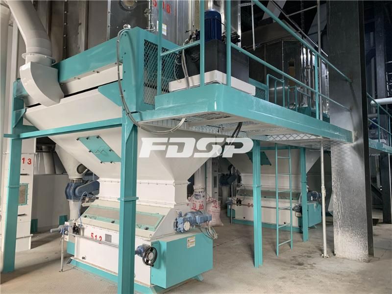 Triple Szlh520 Poultry Feed Production Line on-Site Inspection Available