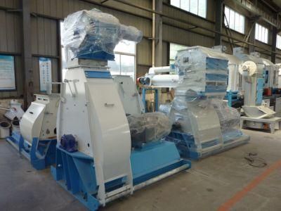 Pig Feed Hammer Mill Equipped with Impeller Feeder System