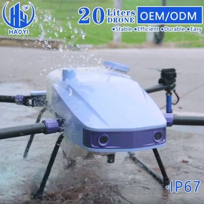 20L All-Terrain Anti-Interference Intelligent Autonomous IP67 Waterproof Agriculture Spraying Drone