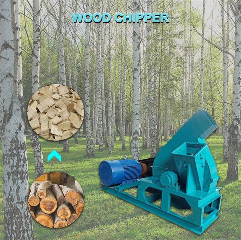 Diesel Engine Wood Chipper Shredder 3t/H Wood Cutting Blades for Sale