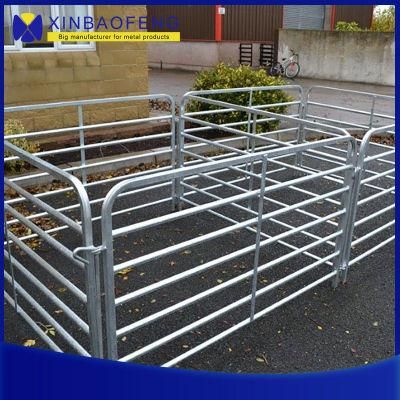 Farm Livestock Animal Cheap Cow Rail Fence / Metal Fence Panel Cattle Sheep Fence