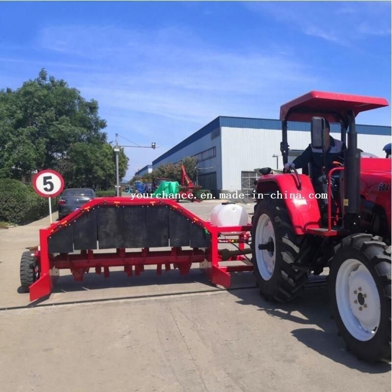 Indonesia Hot Selling Organic Fertilizer Making Machine Zfq200 2m Width Animal Manure Compost Windrow Mixer Turner for 60-80HP Wheel Tractor