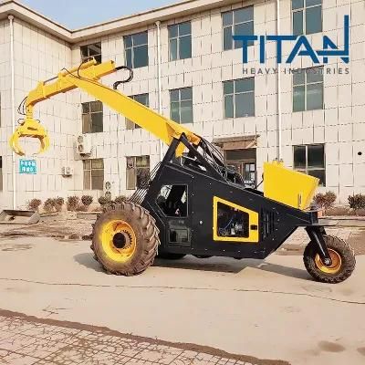 OEM Manufacture Titanhi Sugarcane Grabber Loader with Long Stroke