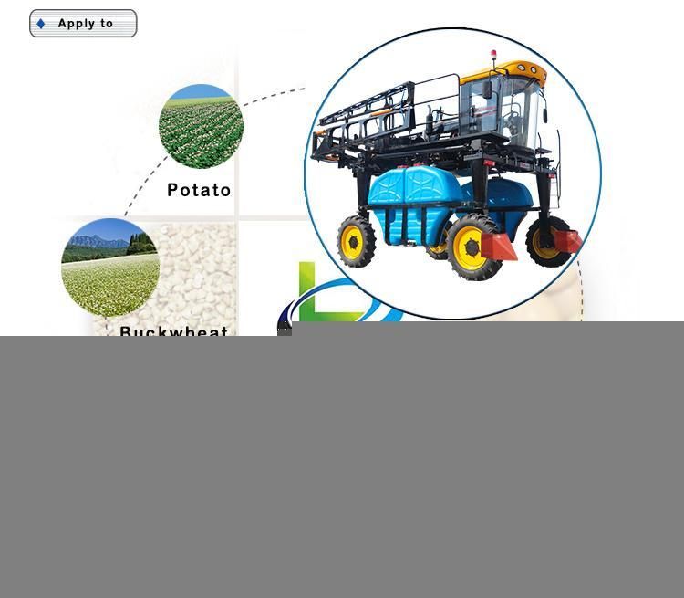 Self-Propelled Agricultural Tractor Fertilization Boom Sprayer for Insecticide