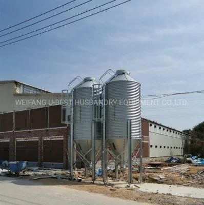 Galvanized Steel Silo Grain Feed Bin Poultry Farm Equipment