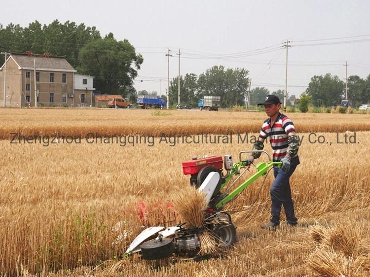 China 4G120A Cutting Machine Price Mini Small Hand Held Paddy Wheat Cutter Bundle Machine Harvester for Sale