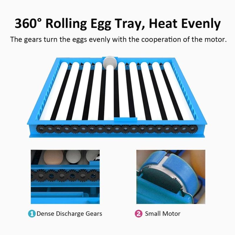 36 PCS to 320 PCS Egg Incubators for Home Use Multi-Functional Fully Automatic Chicken Egg Incubator