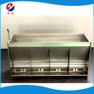Pig Using Double Sides Feeder Stall Stainless Steel Swine Feeder Free Sample