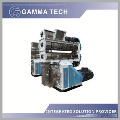 1-2tph Poultry Eqipment /Animal Pellet Mill Machine with Hammer Mill/Mixer/Cooler in China