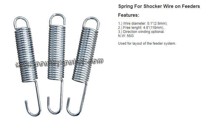 Spring for Shocker Wire on Feeders