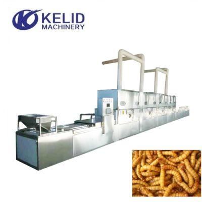 Automatic Conveyor Belt Microwave Black Solider Drying Machine