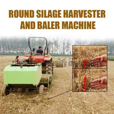 Fully Automatic Round Hay Crusher and Baler for Walking Tractor Mini