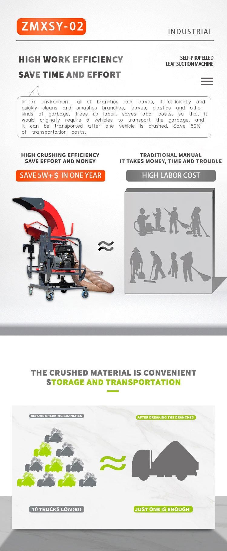 Source Manufacturers Quality Assurance Vacuum Shredder Power Blade Vacuum Shredder Best Leaf Cover