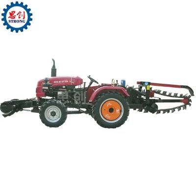 Farm Tractor Use Wheel Disc Trencher/60cm Ditcher Machine