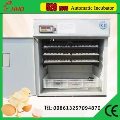 528 Chicken Eggs Fully Automatic Cheap Egg Incubator (YZITE-8)