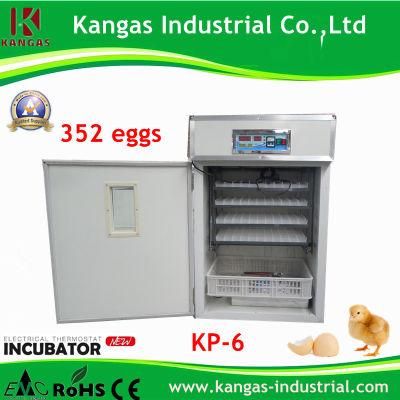 Holding 352 Eggs Poultry Chicken Egg Incubator Hatchery Machine