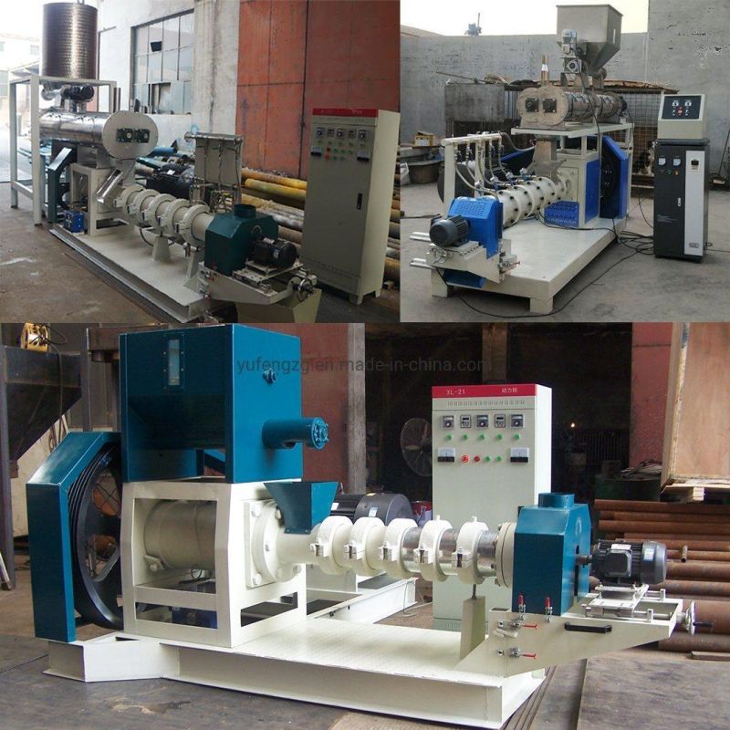 Factory Price Single Screw Floating Fish Feed Extruder