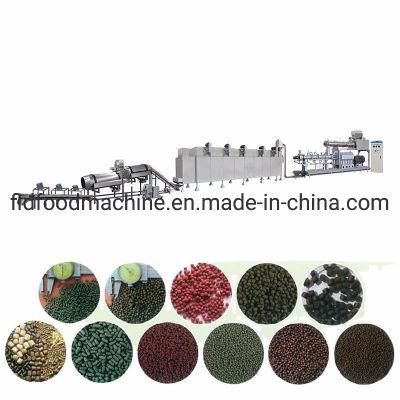 Pet Food Production Line Floating Fish Feed Pellet Making Machine