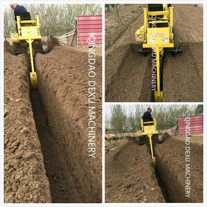 Farm Trencher Agriculture Digging Machine Consturction Ditching Trenching Machine